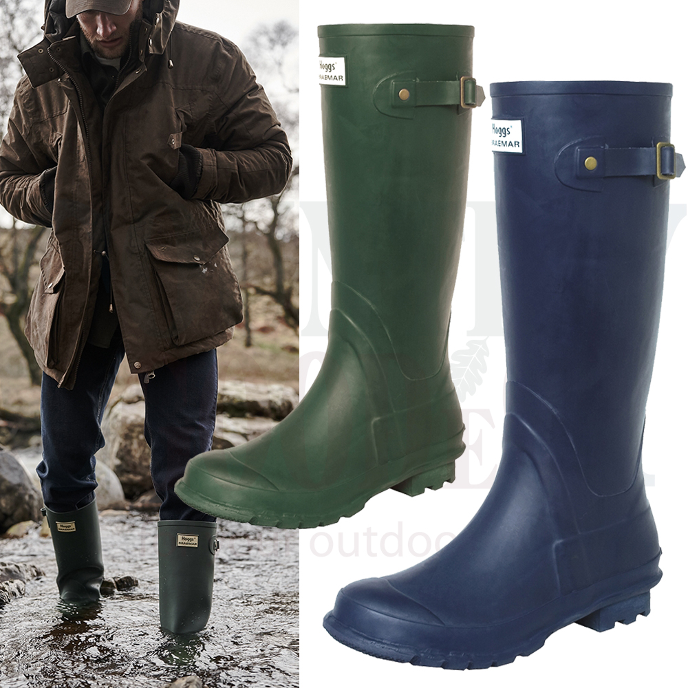 Navy and Green Colours Available Hoggs Of Fife Braemar Wellington Boots 