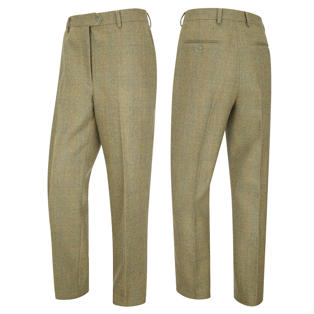 Hoggs of Fife Mens Kinloch Wool Tweed Trousers |Country Goodes